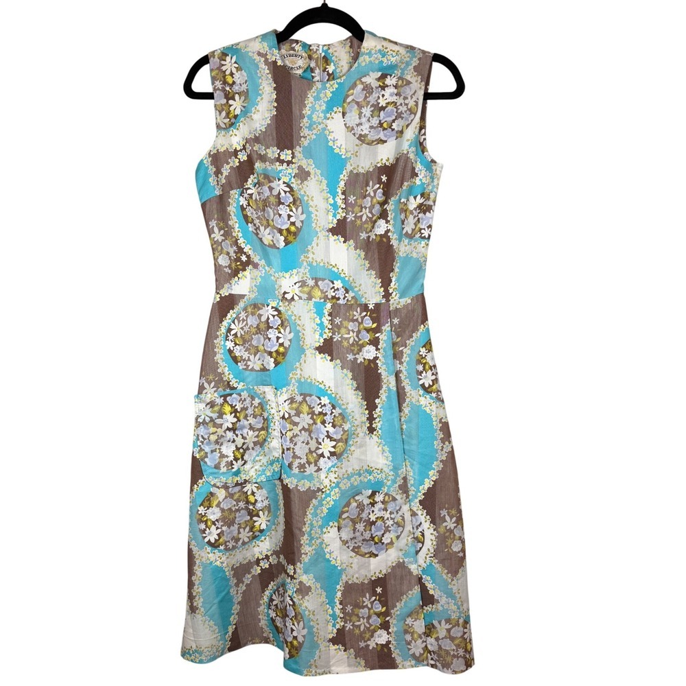 VINTAGE Liberty Circle Dress, A Line, Sleeveless Dress, Size 8